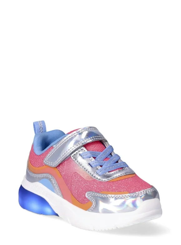 Athletic Works Toddler Girls Light Up Sneakers