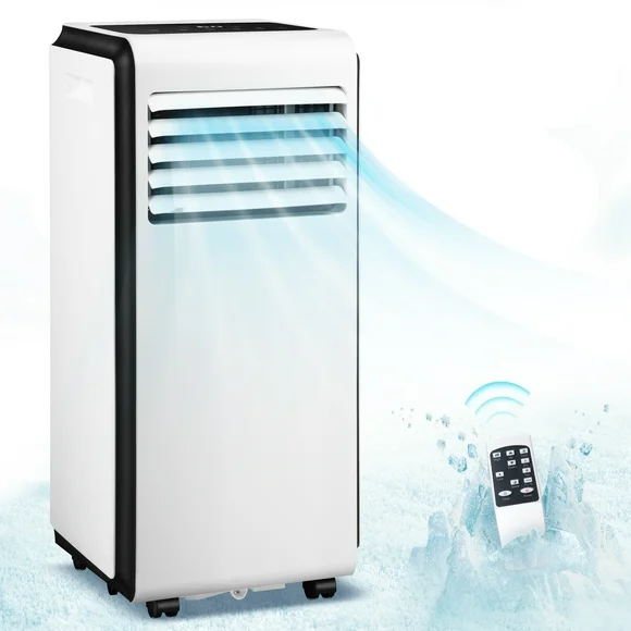 Auseo 5000 BTU (8000 BTU ASHRAE) Portable Air Conditioner, 3-in-1 Air Cooler, Dehumidifier & Fan Mode