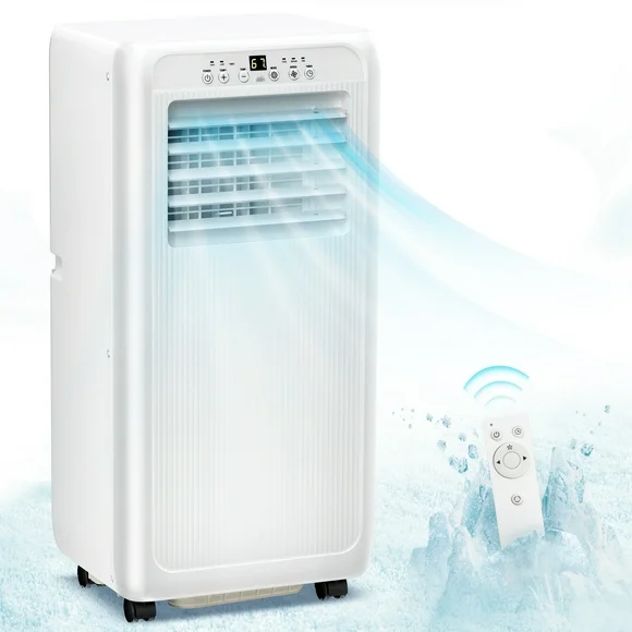 Auseo 6000BTU (10000 BTU ASHARE) Portable Air Conditioners, 3-in-1 with Dehumidifier/Fan/Sleep Modes - Ideal for Rooms up to 450 Sq.ft