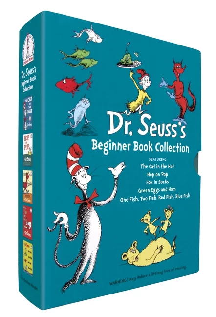 Beginner Books(r): Dr. Seuss's Beginner Book Boxed Set Collection : The Cat in the Hat; One Fish Two Fish Red Fish Blue Fish; Green Eggs and Ham; Hop on Pop; Fox in Socks (Mixed media product)