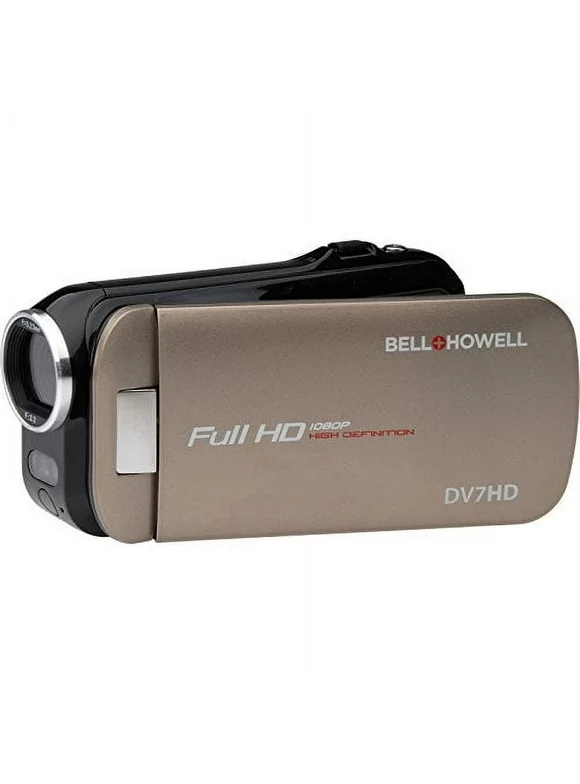 Bell & Howell Slice2 Digital Camcorder - 3  - Touchscreen LCD - Full HD - Champagne DV7HD-C