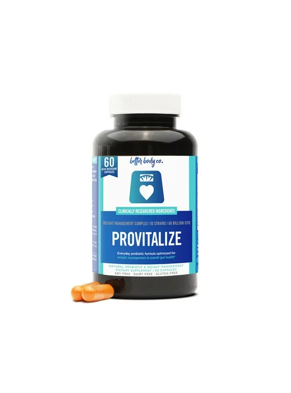 Better Body Co. Provitalize, Probiotics for Menopause Weight, Hot Flashes, Low Energy, Mood Swings, Gut Health