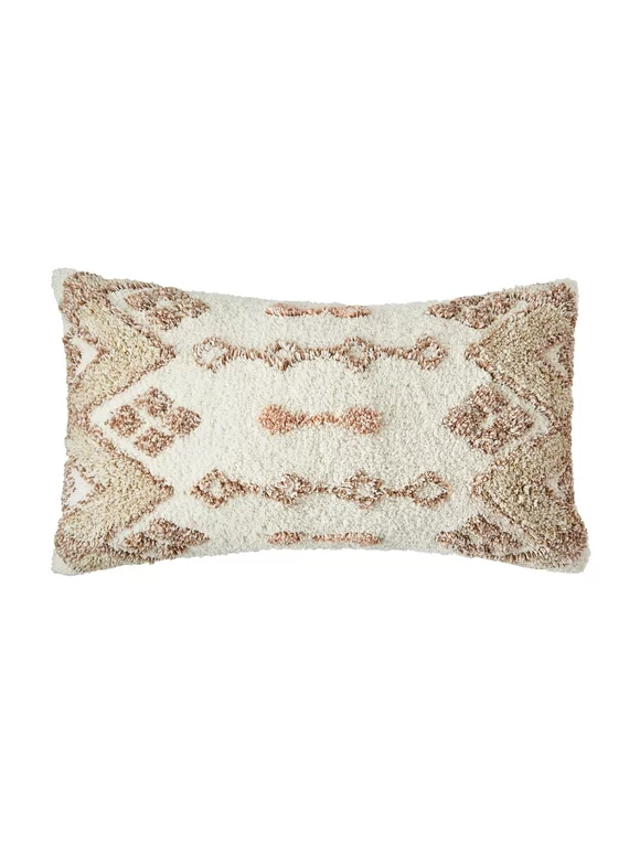 Better Homes & Gardens Brown Moroccan 14" x 24" Pillow by Dave & Jenny Marrs