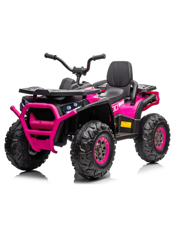 Blazin' Wheels 12V Battery Operated Pink ATV Ride on - Unisex Toy