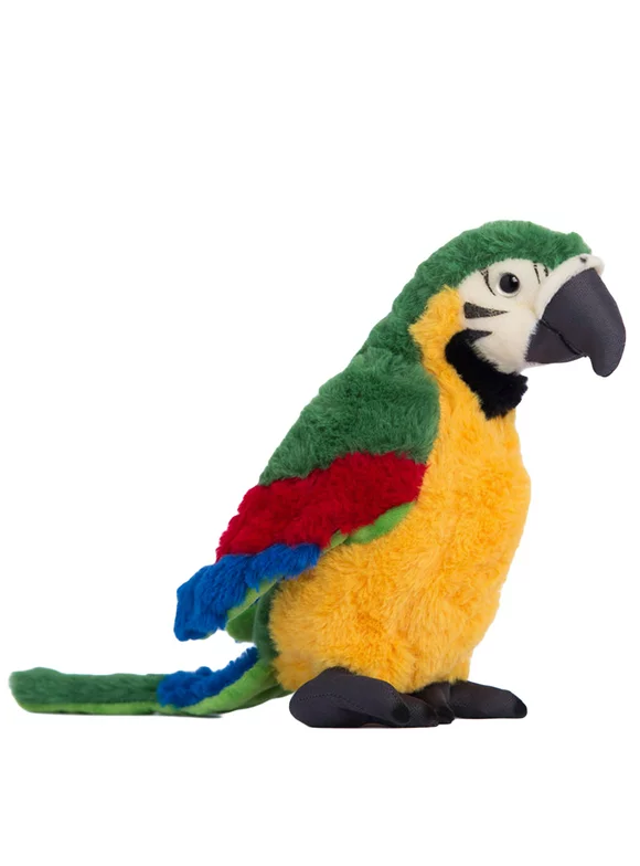 Bluelans Simulation Plush Parrot Bird Plush Stuffed Doll Kids Toy Table Sofa Decor