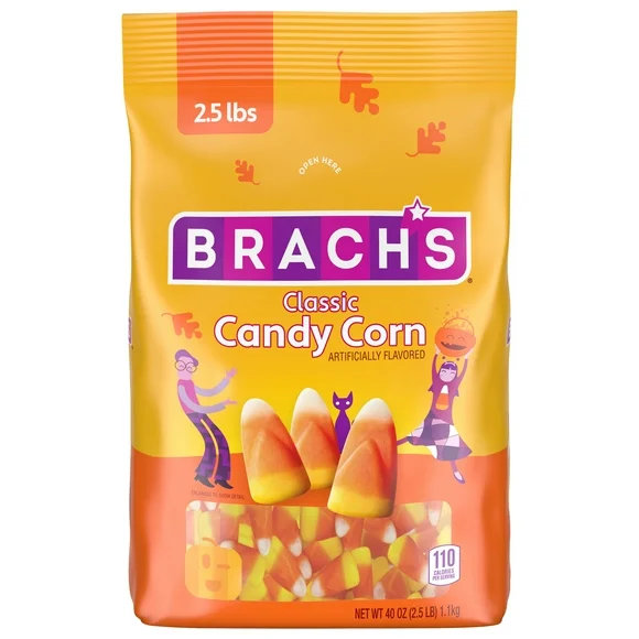 Brach's Classic Candy Corn, Original Halloween Candy Corn, 40 oz