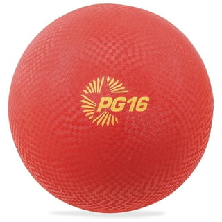 Champion Sport Easy-grip Textured 16" Playground Ball, Red