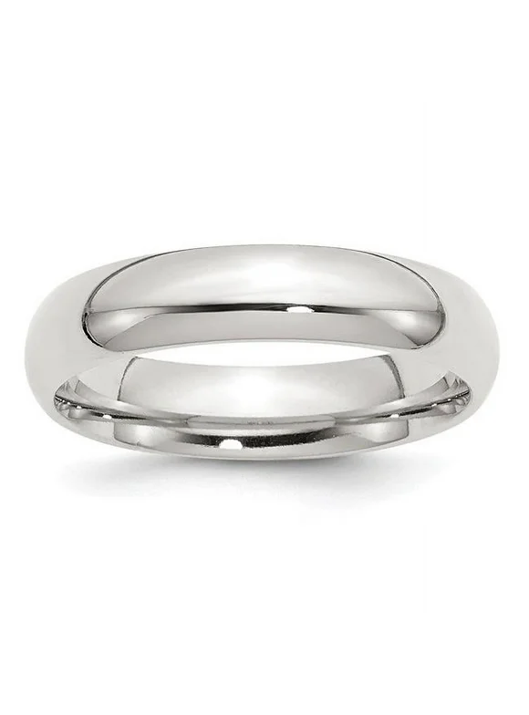 Chisel QCF050-11 5 mm Sterling Silver Comfort Fit Band, Polished - Size 11