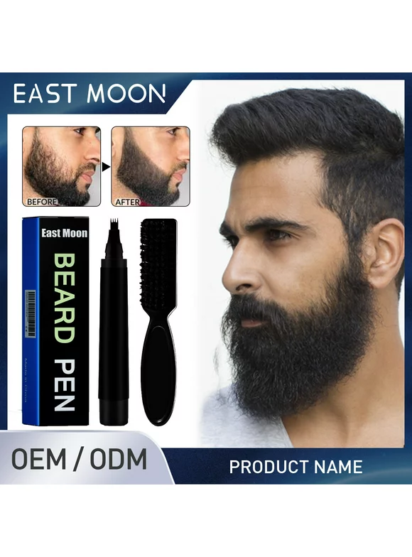 Clearance Beard Pen Filling Pen Is Suitable For Men's Beard Pen And Beard Brush, Which Can Permanently Cover The Natural Smoothness And Repair The Beard Shape Beauty Holiday Valentine's Day Gifts