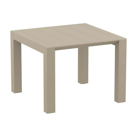 Compamia Vegas 55" Extendable Patio Dining Table in Taupe