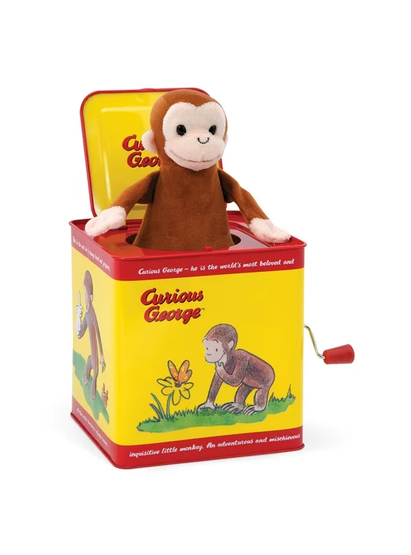 Curious George Jack in the Box - Preschool Fun Toys by Schylling (CJB)