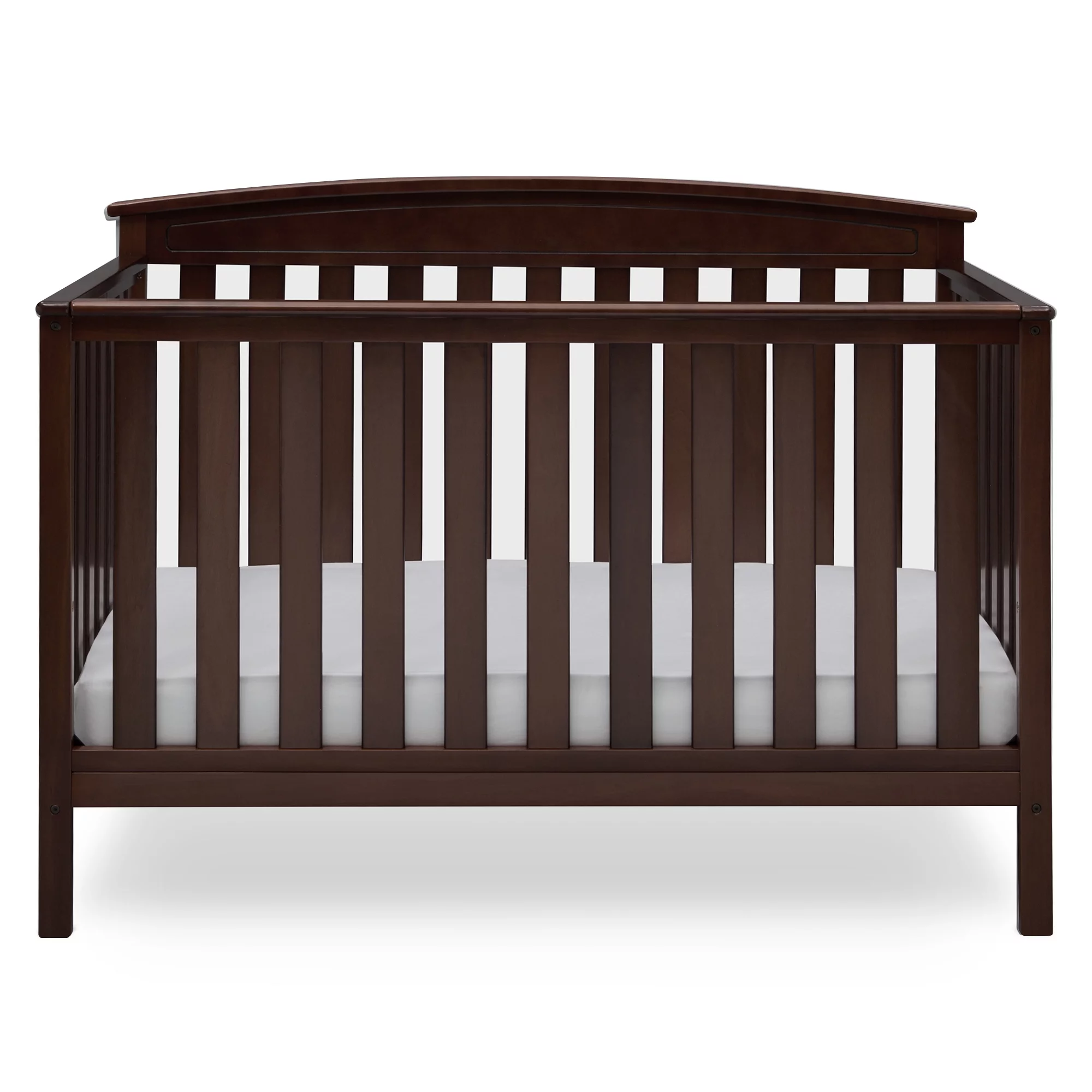 Delta Children Gateway 4-in-1 Convertible Baby Crib, Dark Chocolate
