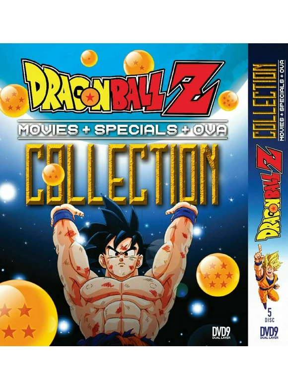 Dragon Ball Z Movie Collection DVD (16 Movies + 8SP + 4OVA) with English Dubbed