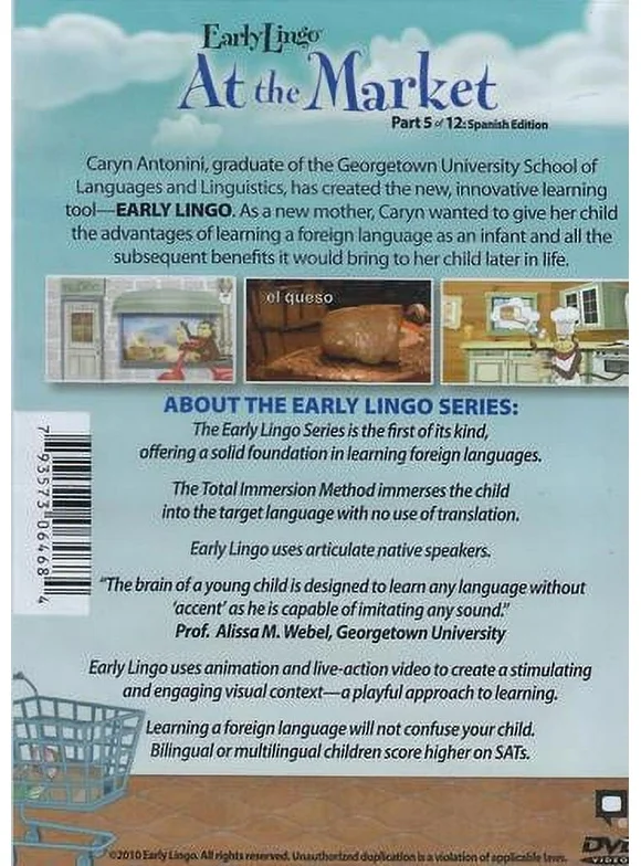 Pre-Owned Early Lingo 45678133 At the Market DVD Part 5 Spanish