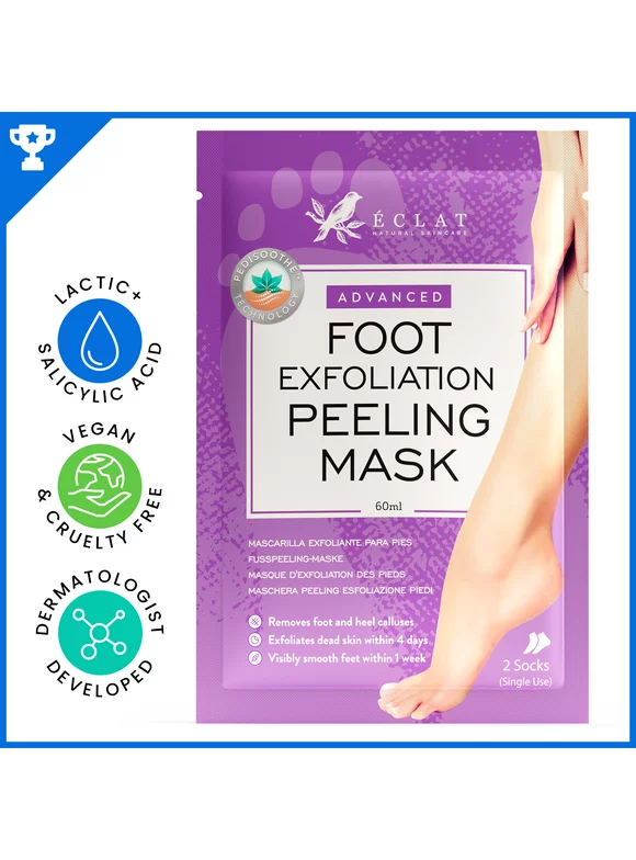 𝗪𝗶𝗻𝗻𝗲𝗿 𝟮𝟬𝟮𝟯* Eclat Foot Exfoliation Peeling Mask Socks, Baby Foot Mask for Foot Care, 2 ct