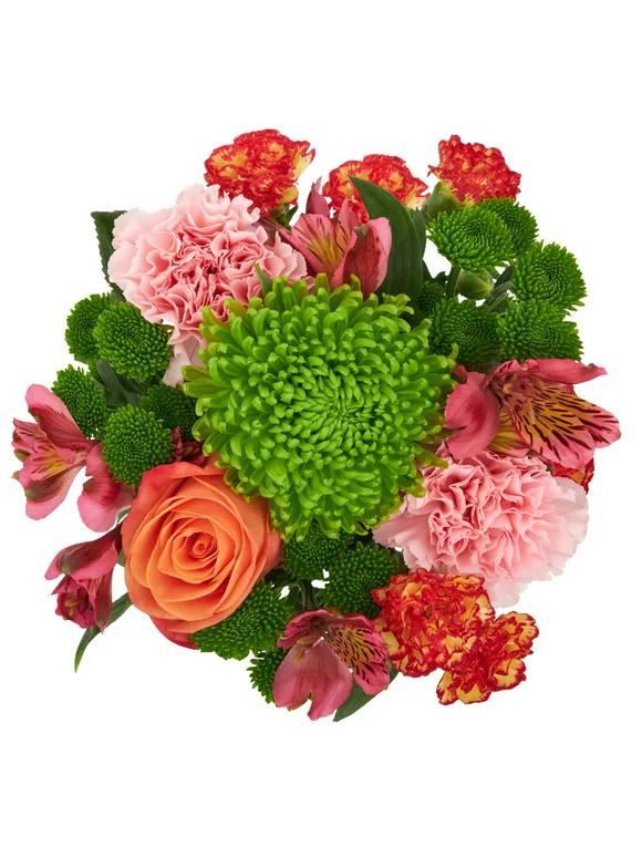 Fresh-Cut Large Mixed Flower Bouquet, 11 Stems, Colors Vary