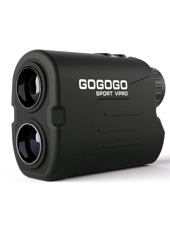 Gogogo Sport Vpro Golf Rangefinder 650 Yards 6X Magnification with Flag Lock, Vibration GS03