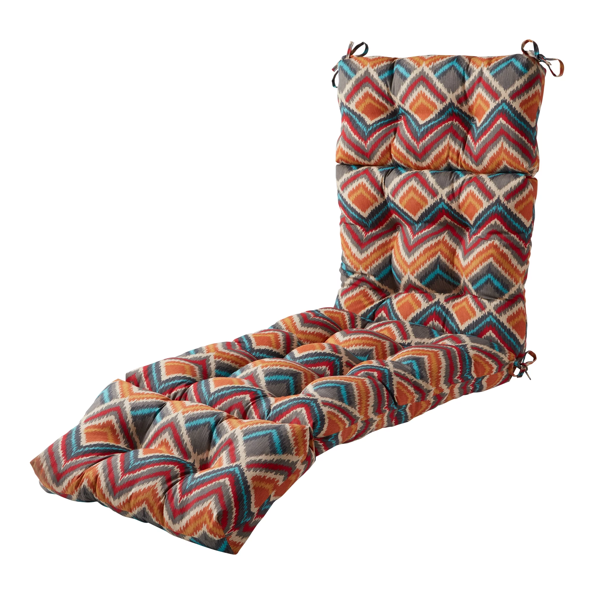 Greendale Home Fashions Surreal 72 x 22 in. Outdoor Chaise Lounge Chair Cushion