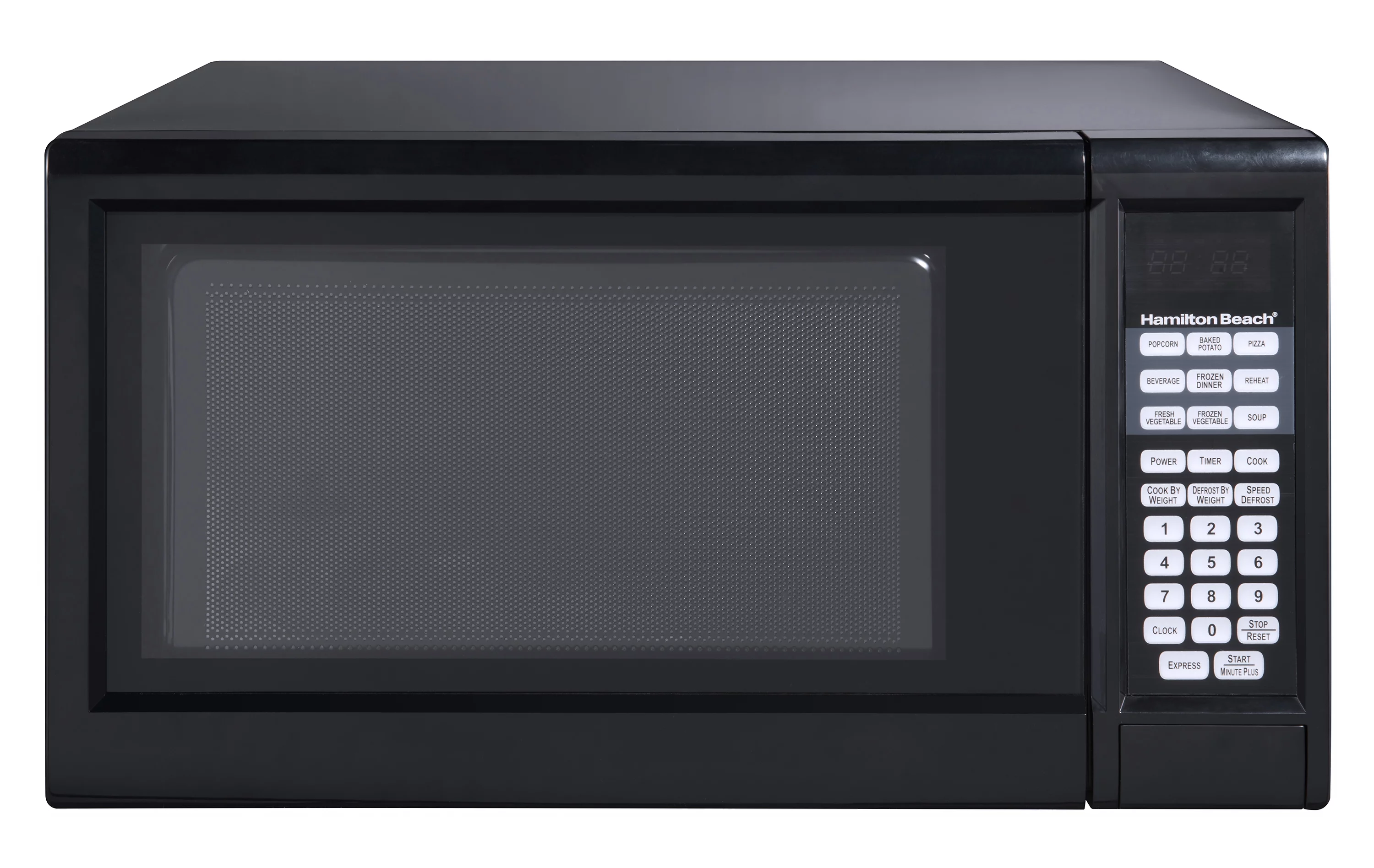 Hamilton Beach 1.3 Cu ft Digital Microwave Oven, Black