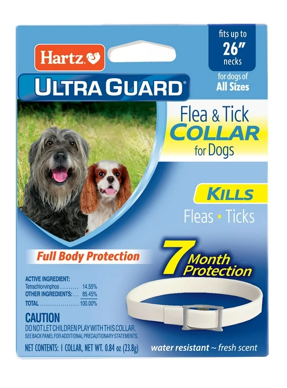 Hartz UltraGuard Flea and Tick Collar for Dogs And Puppies, 7 Months Protection, 1ct