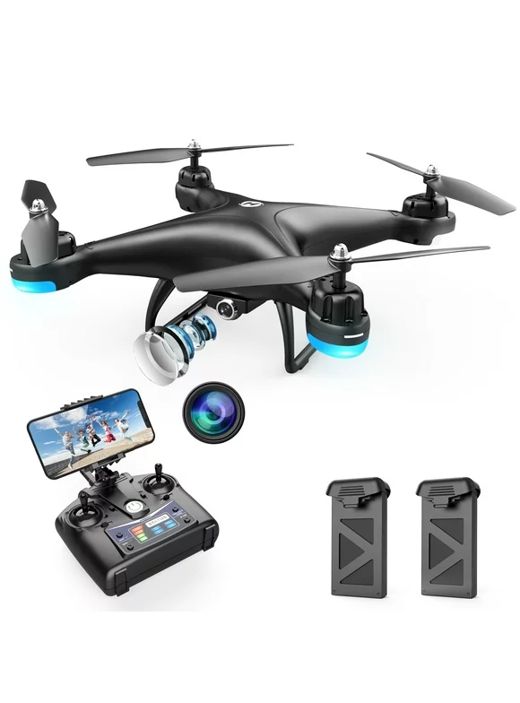 Holy Stone Drone with Camera and Video 1080P 120° Wide-Angle WiFi RC Quadcopter for kids beginners Altitude Hold Headless Mode 3D Flips