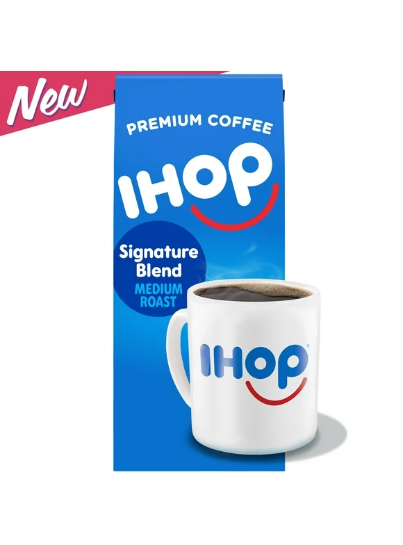 IHOP Medium Roast Signature Blend Ground Coffee, 12 oz Bag