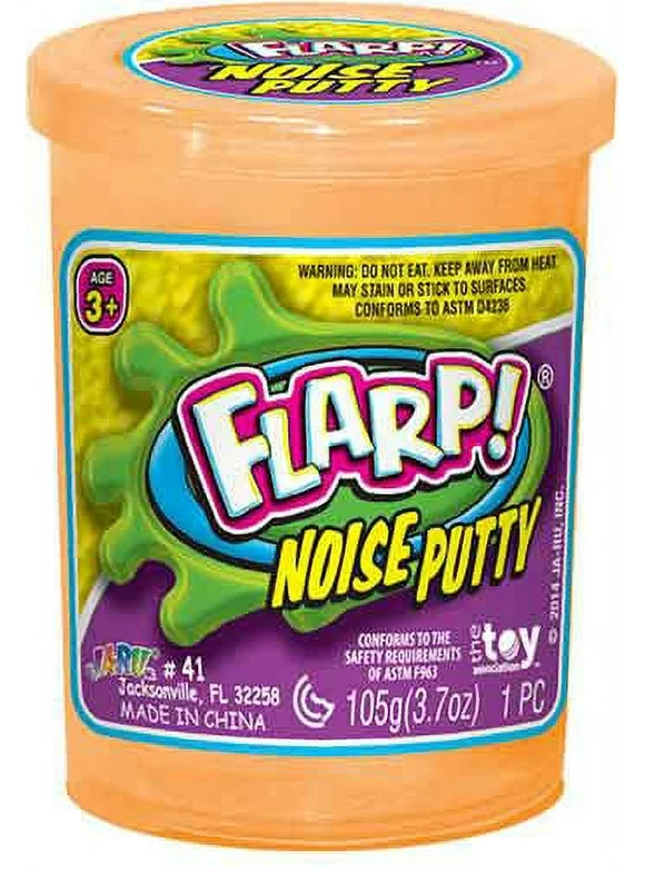 JA-RU Flarp Noise Putty (Colors will Vary) Novelty Impulse Gag Toy All Ages 1 Piece