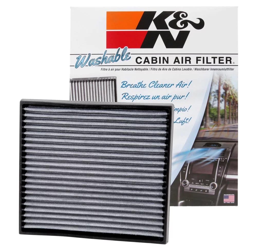 K&N VF2008 Washable & Reusable Cabin Air Filter Cleans and Freshens Incoming Air for your Toyota, Lexus