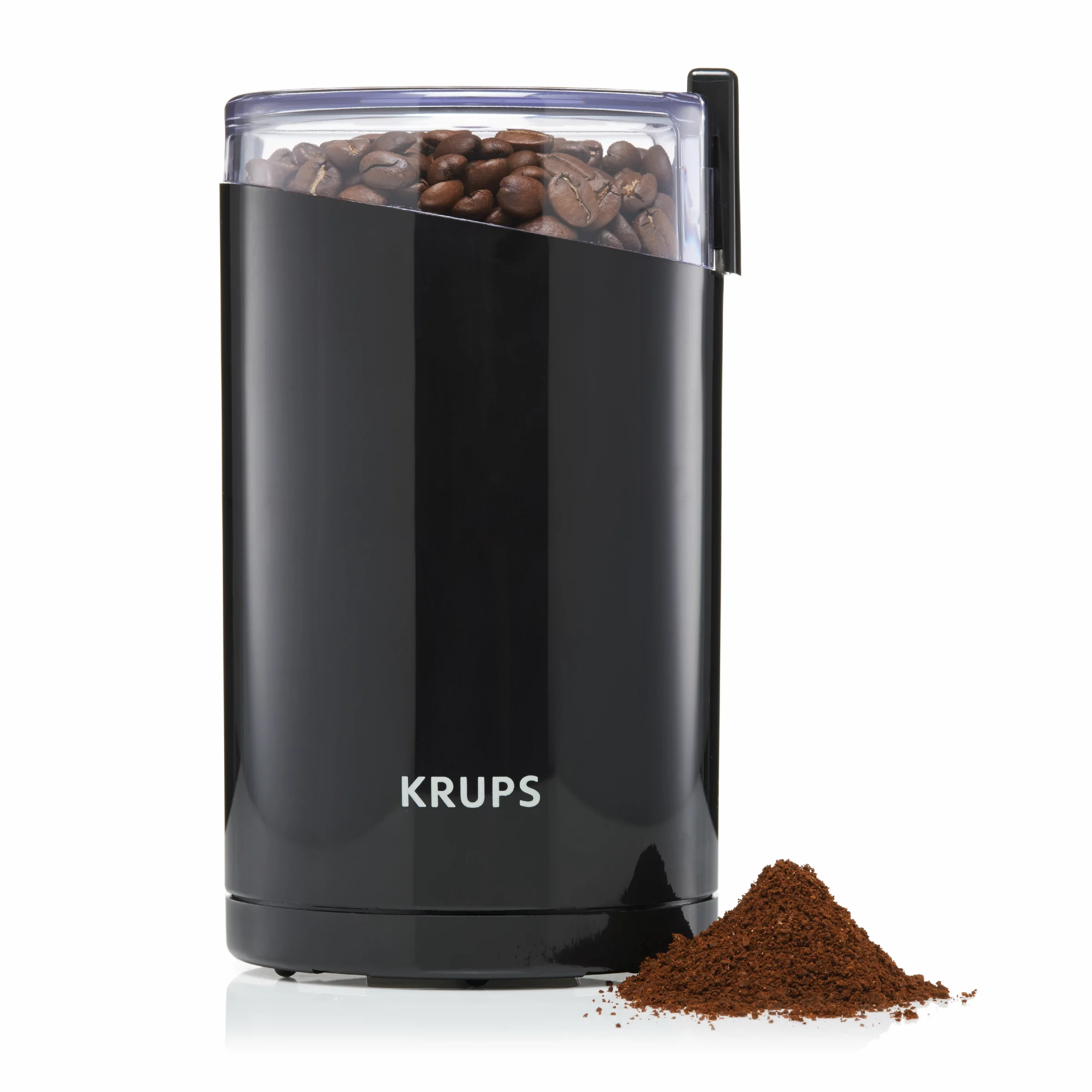 KRUPS New Fast Touch Electric Coffee and Spice Grinder with Stainless Steel Blades, Black