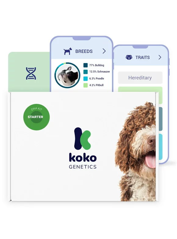 Koko DNA Test for Dogs | Starter Range | Breeds & Traits Reports | All Fees Included