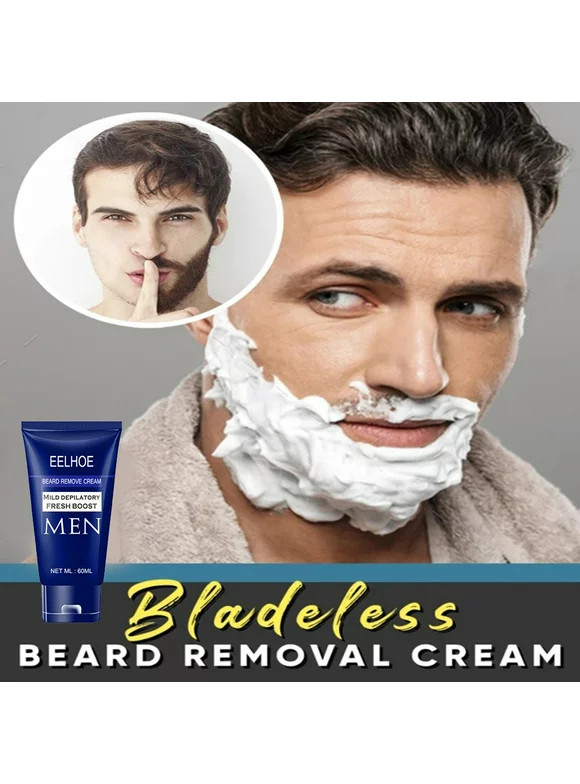 Lhked Clearance Permanent Hair Removal Cream Depilatory Paste Beard Moustache Remover Cream Beauty Holiday Valentine's Day Gifts