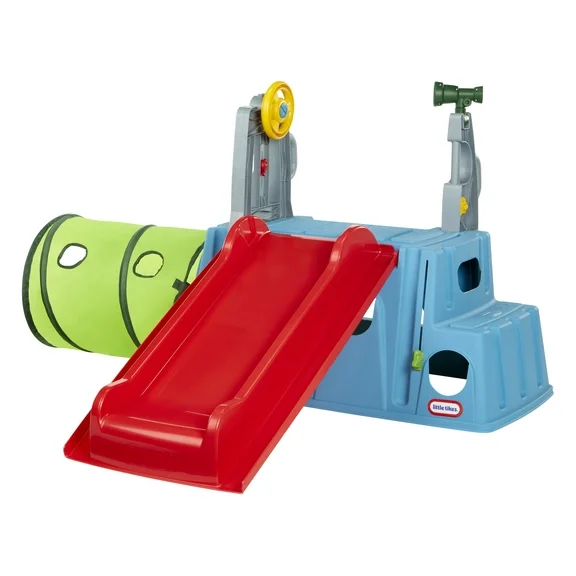 Little Tikes Easy Store Slide & Explore, Indoor Outdoor Climber Playset for Toddlers Kids Ages 1-3