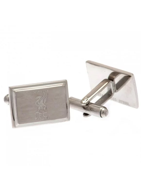 Liverpool FC Champions Of Europe Stainless Steel Square Cufflinks