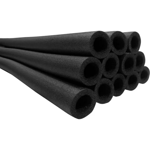 Machrus Upper Bounce 37 Inch Trampoline Foam Pole Sleeves - Fits 1 inch Diameter Pole - Safety Enclosure Pole Sleeves - Protective pole pad - Trampoline Pole Insulation Padding Foam Tube - Set of 16