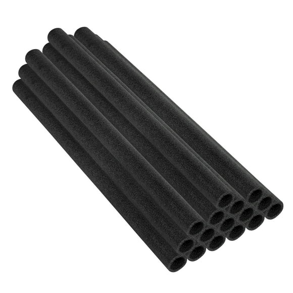 Machrus Upper Bounce 44 Inch Trampoline Foam Pole Sleeves - Fits 1.5 inch Diameter Pole - Safety Enclosure Pole Sleeves - Protective pole pad - Trampoline Pole Insulation Padding Foam Tube - Set of 16