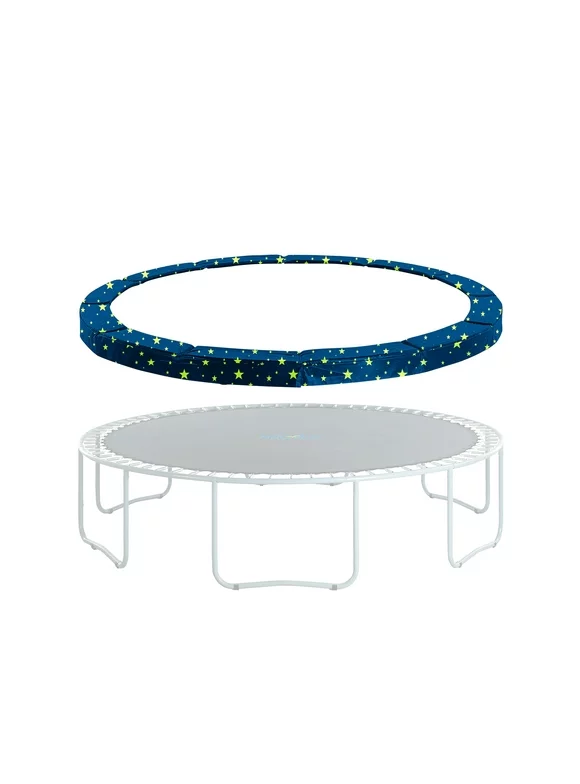 Machrus Upper Bounce Trampoline Super Spring Cover - Safety Pad, Fits 10 FT Round Trampoline Frame - Starry Night
