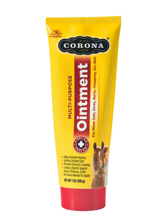 Manna Pro Corona Ointment for Horses, Helps Sooth Irritation, 7 Ounces