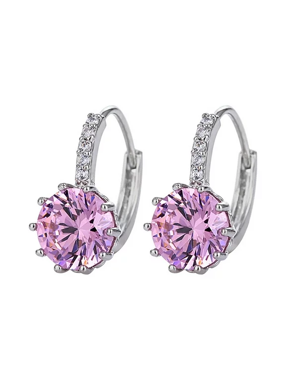 Miayilima Earrings for Women Jewelry Metal Earrings Diamond Love Personality Ladies Earrings