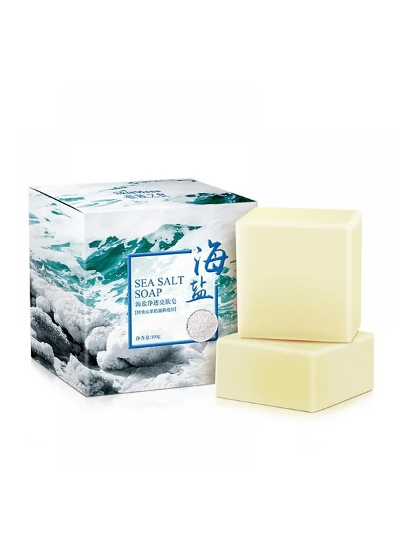 Mite Soap Rich In Sea Salt Soap Bar Quickly Remove Mites Repair Nourish Skin Personal Care Product soap For Acne
