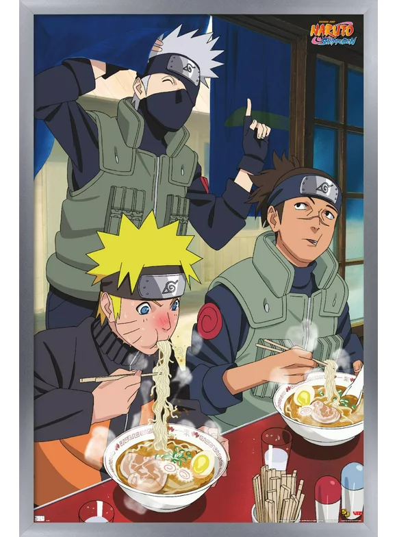 Naruto - Food Wall Poster, 14.725" x 22.375", Framed