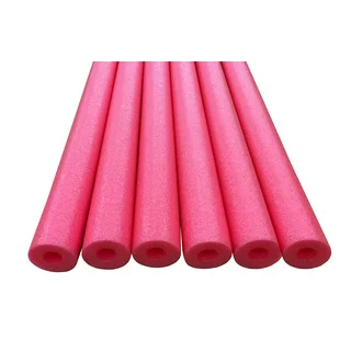 Oodles of Noodles  Deluxe Foam Pool Swim Noodles - 6 Pack Red