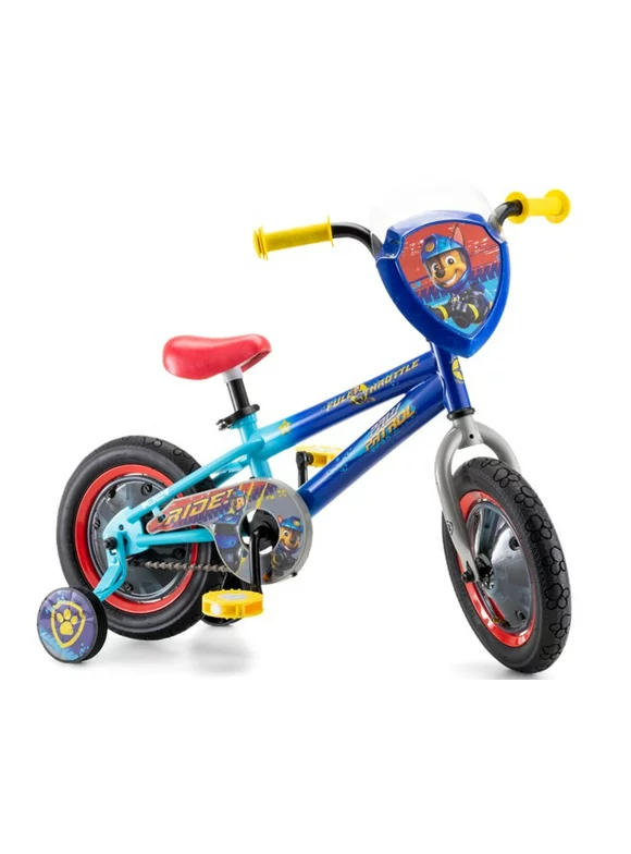 Paw Patrol Chase Kids Bike for Boys, 12-in. Wheels, Ages 2-4, Blue