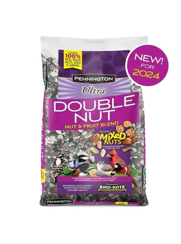 Pennington Ultra Double Nut & Fruit Blend, Wild Bird Seed and Feed, 2.5 lb. Bag, 1 Pack, Dry