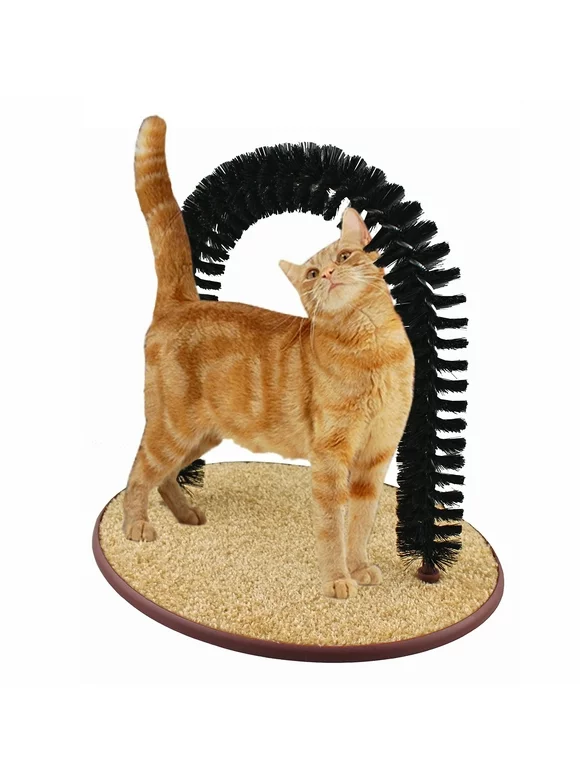 Perfect Cat Self Grooming Arch with Catnip Cat Toy