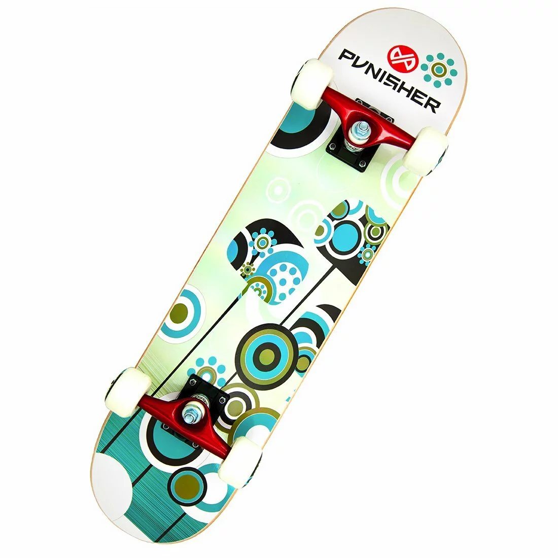 Punisher Skateboards Essence 31.5 In. x 7.75 In. ABEC-7 Deep Concave Canadian Maple Complete Skateboard
