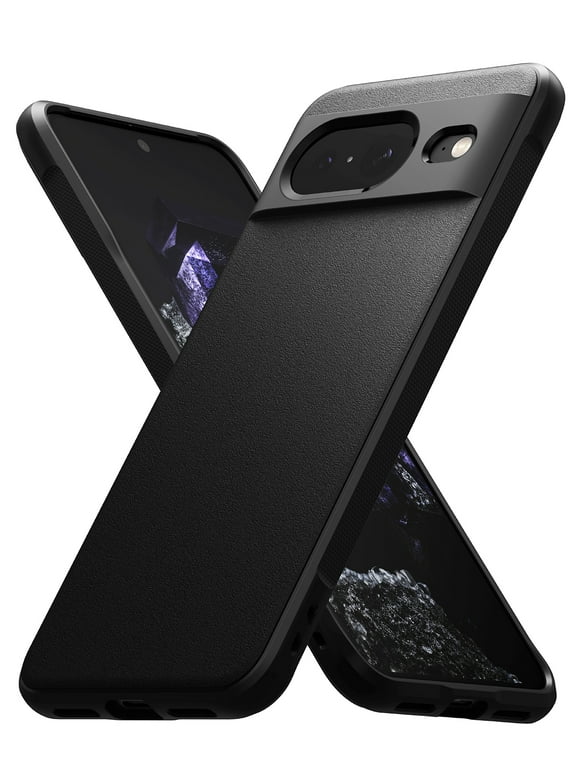 Ringke Onyx [Feels Good in The Hand] Compatible with Google Pixel 8 Case, Anti-Fingerprint Technology Non-Slip Enhanced Grip Smudge Proof Cover - Black