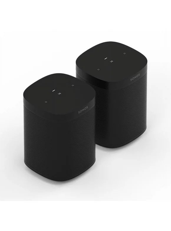 Sonos Two Room Set with One SL - Speaker - wireless - Ethernet, Fast Ethernet, Wi-Fi - App-controlled - 2-way - black (grille color - matte black) (pack of 2)