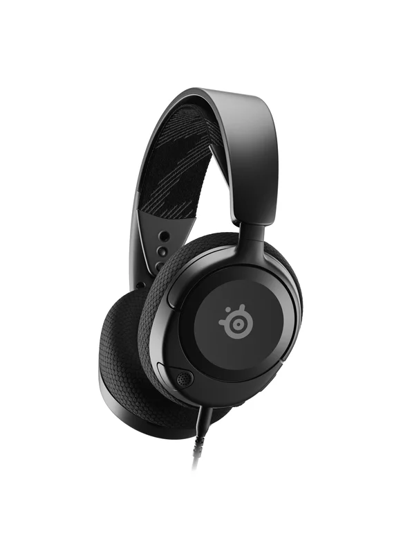 SteelSeries Arctis Nova 1 Wired Gaming Headset for PC with 3.5mm Jack — Black