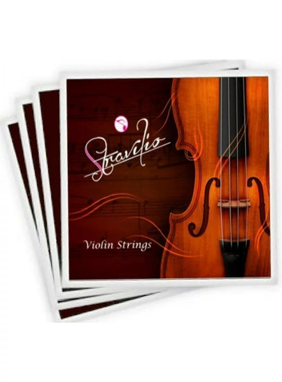 Stravilio Bronze Violin Strings Full Set (G-D-A-E) - Violin String with Ball Ends