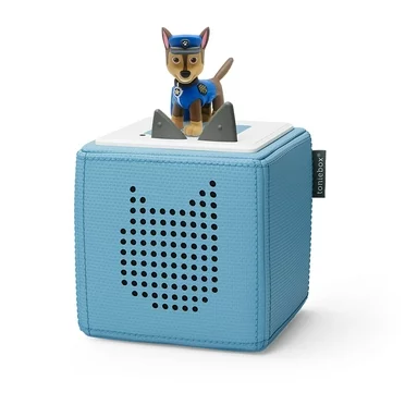 Tonies Paw Patrol Toniebox Audio Player Starter Set with Chase, for Kids 3+, Light Blue